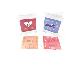 Wolfie's Wish Grieving Card with Removable Affirmation Card - Cat - 1,000 pcs per case