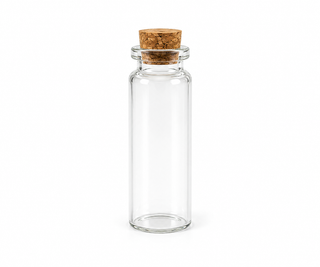 7/8" Glass Vials & Cork - 800 pcs of each