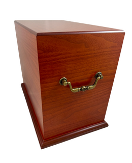 Cherry Horse Urn w/ Bronze Handles - 968CI