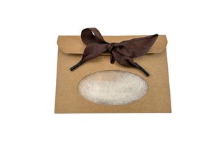 Fur Clipping Envelope w/ Oval viewing window - A1 size - Brown - 1,000 pcs per case