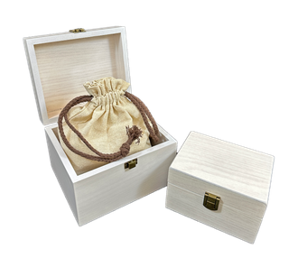 Whitewash Clasp Urn w/ Pouch - XL and Small (12 XL + 12 S)