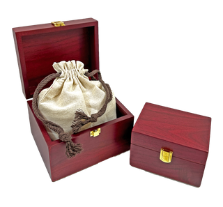 Redwood Clasp Urn w/ Pouch - Small and Large (12 S + 12 L)