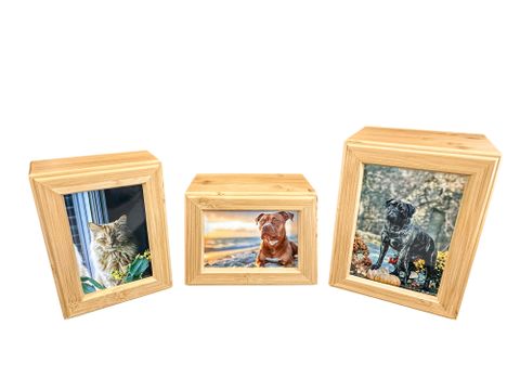 Bamboo Economy Photo Urn