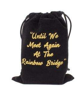Small Velvet Pouch - Rainbow Bridge - Black - 750 pcs
