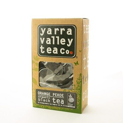 Tea Bags Organic Orange Pekoe 15S Yarra Valley