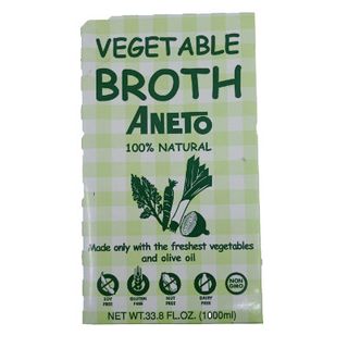 Aneto Vegetable Broth 1Lt 100% Natural