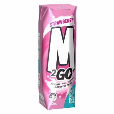 Strawberry Milk Uht Tetra (250Mlx24) M 2 Go