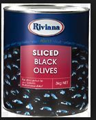 Olives Sliced Black A10 Riviana