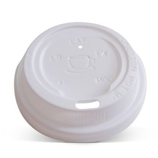 Cup Lid 4Oz Flat White 50S