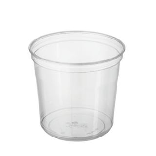 Container Base 710ML Round Clear 25S
