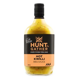 HUNT & GATHER BBQ SAUCE-HOT KWILLI 375ML