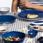 GUZZINI RIVIERA DINNER PLATE-MED BLUE
