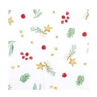 HF WONDERFUL CHRISTMAS NAPKINS - 20 PK