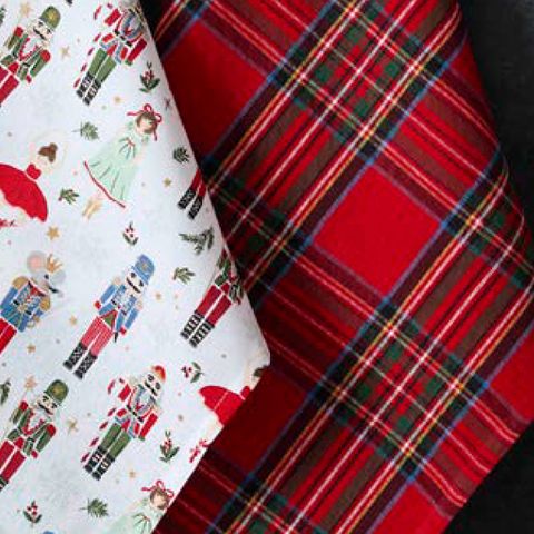 DII TIS THE SEASON PLAID DISHTOWEL