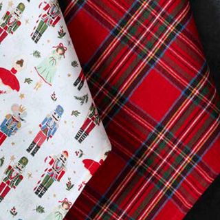 DII TIS THE SEASON PLAID DISHTOWEL