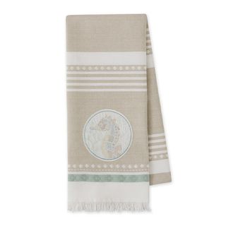 DII SEA HORSE EMBELLISHED DISH TOWEL