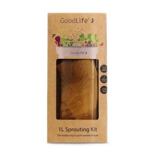 GOODLIFE 1L SPROUTING JAR GIFT BOXED