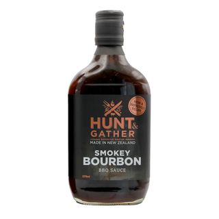 HUNT & GATHER BBQ SAUCE-SMOKEY BOURBON 375ML