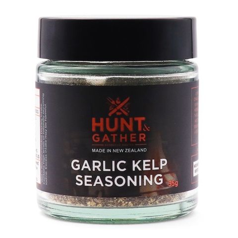HUNT & GATHER SEASONINGS - NZ KELP & GARLIC 35GR