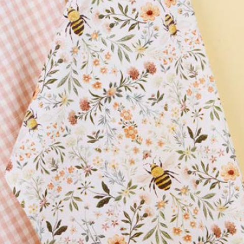 DII HONEY BEE MEADOW DISH TOWEL