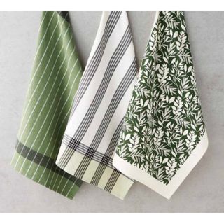 DII TERRARIUM FLOUR SACK DISH TOWEL - 3PK