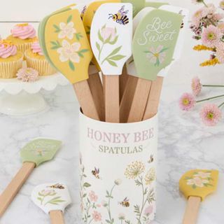 DII HONEY BEE SPATULAS 18PK - ASSORTED