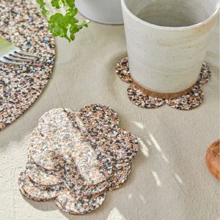 LIGA BEACH CLEAN COASTER SET OF 4 - FLOWER