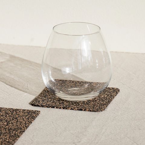 LIGA UMBER SQUARE COASTERS - SET OF 4