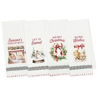 DII OLD FASHIONED PRINTED DISH TOWEL