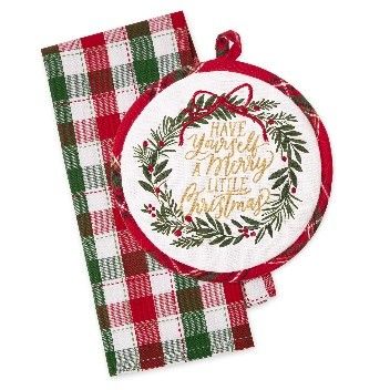 DII MERRY LITTLE XMAS POTHOLDER GIFT SET