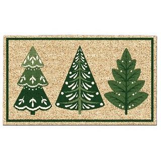 DII COIR DOOR MAT 44.5 X 75CM - WINTER TREES