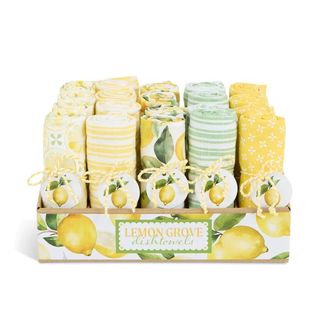 DII LEMON GROVE DISH TOWEL 20PK-ASS