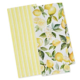 DII LEMON GROVE DISH TOWELS- SET OF 2