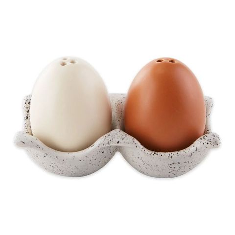 DII CERAMIC EGGS SALT & PEPPER SET