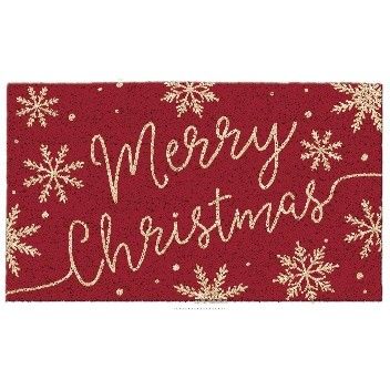 DII COIR DOOR MAT 44.5 X 75CM - MERRY CHRISTMAS