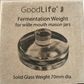 GOODLIFE FERMENTATION SOLID GLASS WEIGHT-69MM WIDE MOUTH