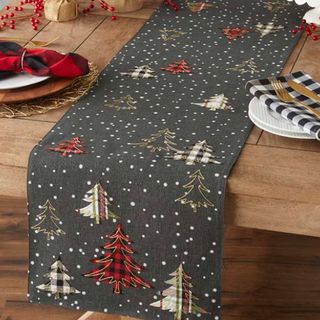 DII TABLE RUNNER-SNOWY TREES