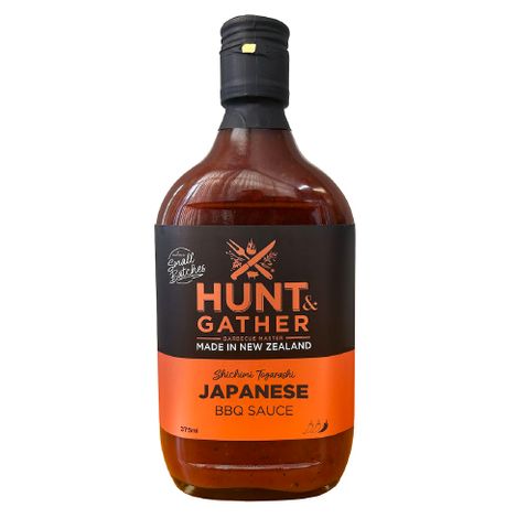 HUNT & GATHER BBQ SAUCE- SHICHIMI TOGARASHI 375ML