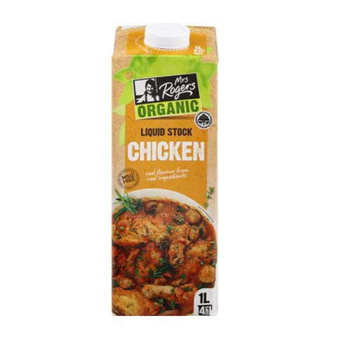 MRS.R.ORG STOCK LIQUID CHICKEN 1L X 6