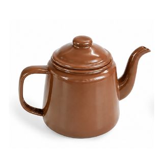 HUNT & GATHER EW TEAPOT 14CM - KAURI BROWN