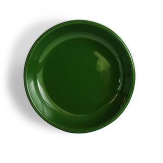 H&G ENAMEL PASTA PLATES 20CM 4PK-HUNTER GREEN