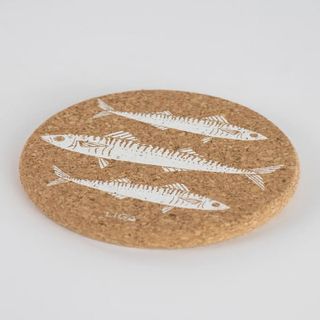 LIGA NATURAL ROUND COASTER - MACKEREL