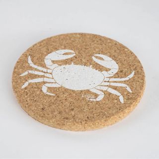 LIGA NATURAL ROUND COASTER - CRAB