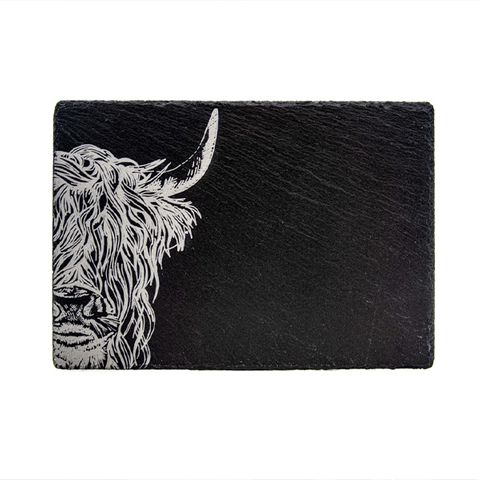 SELBRAE HOUSE SLATE CHEESE BOARD- COW