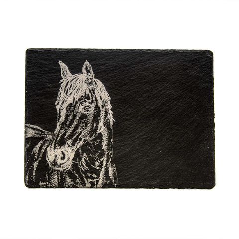 SELBRAE HOUSE SLATE CHEESE BOARD-HORSE