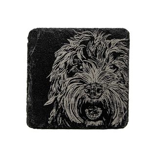 SELBRAE HOUSE SINGLE SLATE COASTER 11X11CM - COCKAPOO