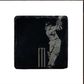 SELBRAE HOUSE SINGLE SLATE COASTER 11X11CM - CRICKET