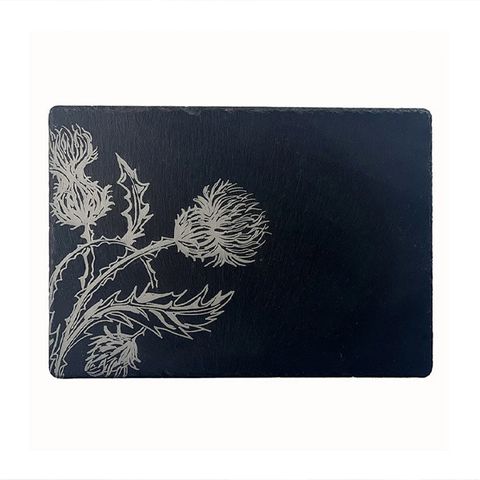 SELBRAE HOUSE SLATE CHEESE BOARD- THISTLE TRIO