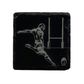 SELBRAE HOUSE SINGLE SLATE COASTER 11X11CM -RUGBY