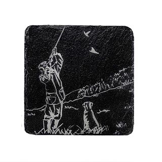 SELBRAE HOUSE SINGLE SLATE COASTER 11X11CM -SHOOTING
